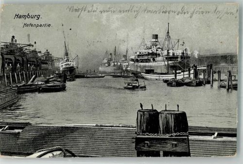 Hamburg 1912 Hafen