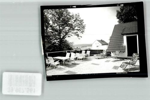 Langscheid Gasthaus Pension Lindenhof Ort handschriftlich Foto Original aus Archiv eines Ansichtskartenverlags
