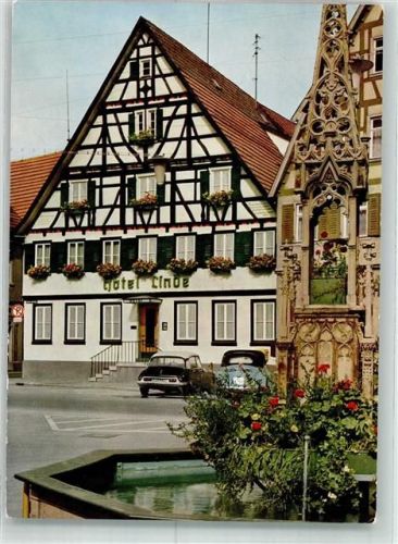 Ebingen Hotel Linde Auto VW Käfer