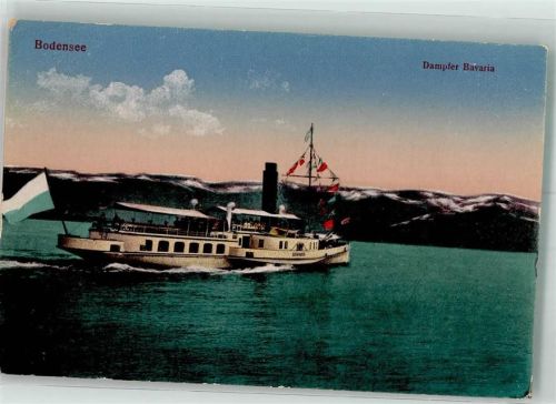Raddampfer Bavaria Verlag Lehrburger 1909