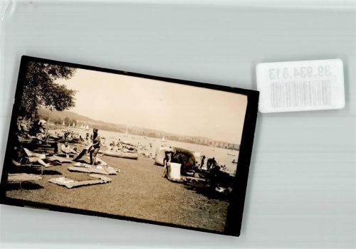 83329 W8221 Waging a. See FOTO KEINE AK Badestrand am Waginger See Foto Original aus Archiv eines Ansichtskartenverlags Ort handschriftlich