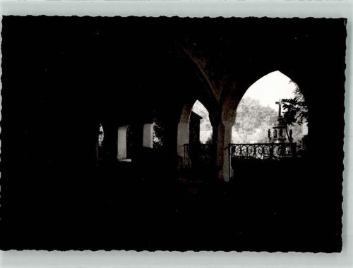 Laufen Kreuzgang im Kloster Foto Original aus Archiv eines Ansichtskartenverlags Ort handschriftlich