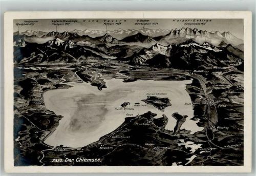 Chiemsee Foto Zieher, O. Vogelschau