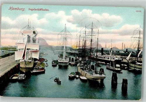 Hamburg 1909 Segelschiffhafen