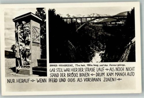 Echelsbach Denkmal Ammer Hochbrücke