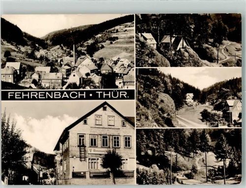 Fehrenbach 1972 Gasthaus Werraquelle