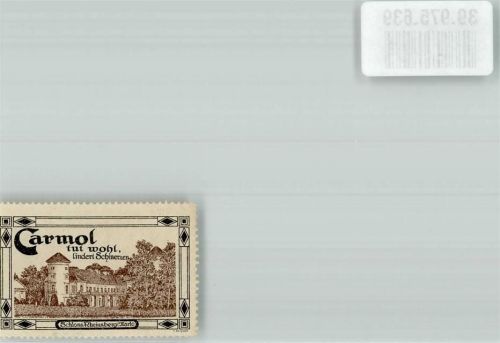 Rheinsberg Schloss Rheinsberg Werbung Carmol