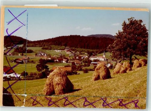 Achslach Ort handschriftlich Foto Original aus Archiv eines Ansichtskartenverlags