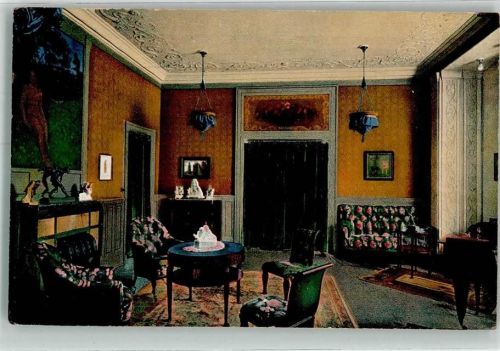 Hamburg Musikzimmer Otto Schnarje Ausstellung Wohnräume 1911Central Theater Programm
