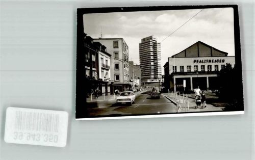 Kaiserslautern Auto Pfalztheater Ort handschrfitlich Foto Original aus Archiv eines Ansichtskartenverlags