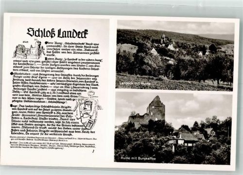 Emmendingen Schloss Landeck Chronik Cafe