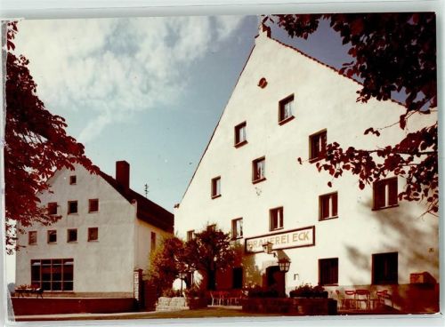Böbrach Gasthaus Brauerei Eck Ort handschriftlich Foto Original aus Archiv eines Ansichtskartenverlags
