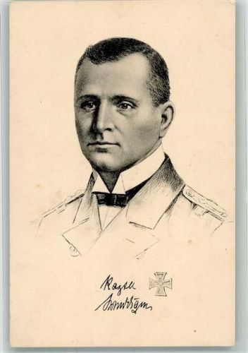 Kapitänleutnant Otto Weddigen Faksimile Stengel u. Co. Nr. 49152