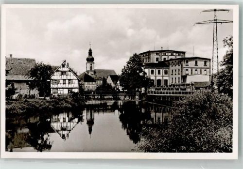 77731 W7608 Willstätt Foto AK mit Kinzigbrücke und ev. Kirche Verlag Kurt Görtz Nr. 2252