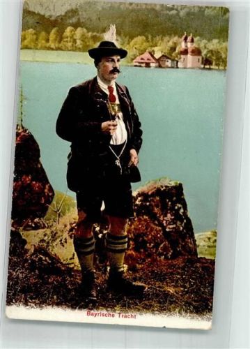 St. Bartholomä Tracht Ort handschriftlich Königsee