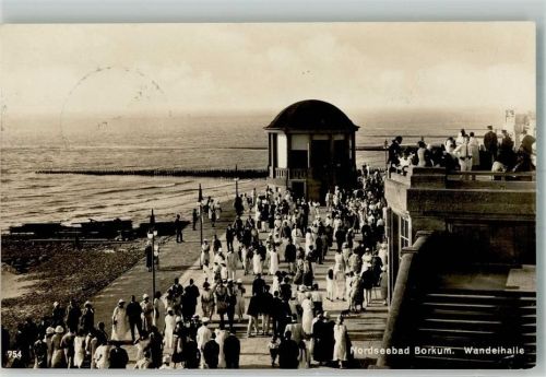 Borkum 1931 Wandelhalle