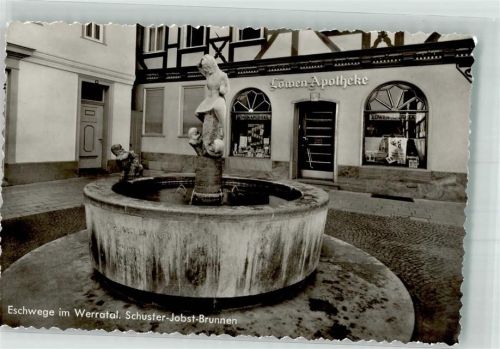 Eschwege Schuster-Jobst-Brunnen Löwenapotheke
