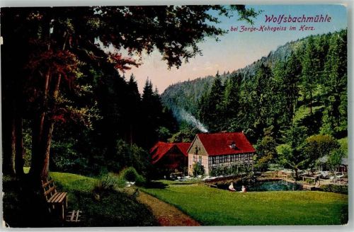 Zorge Wolfbachmühle Hohegeiss
