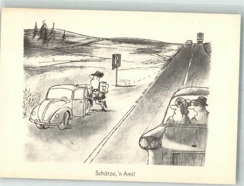 Käfer Schätze `n Ami Humor VW