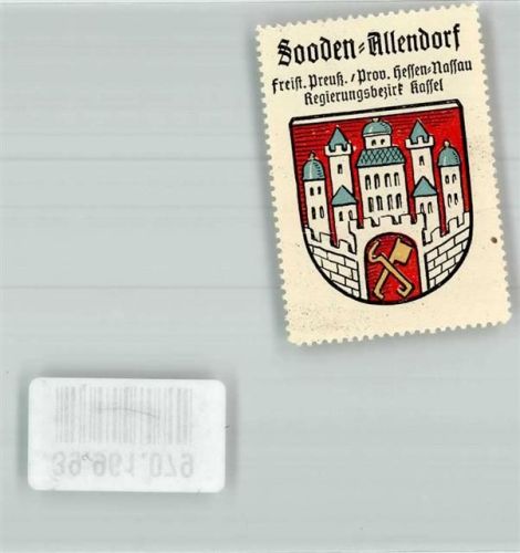 Bad Sooden-Allendorf Wappenmarke Kaffee Hag