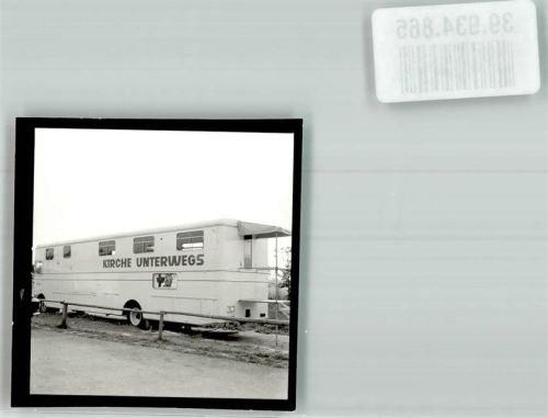 Waging Omnibus Kirche Unterwegs Foto Original aus Archiv eines Ansichtskartenverlags Ort handschriftlich