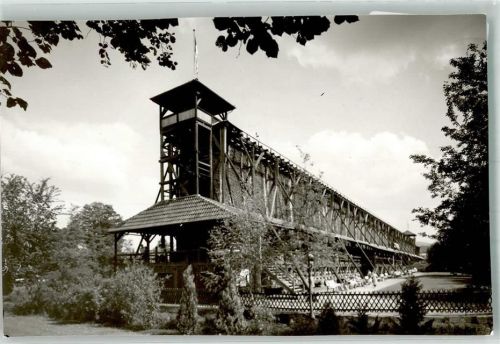 Bad Sooden-Allendorf Gradierwerk Ort handschriftlich Foto Original aus Archiv eines Ansichtskartenverlags