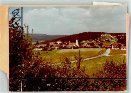 Thurmansbang Mit der Kirche St. Markus Foto Original aus Archiv eines Ansichtskartenverlags Ort handschriftlich Farbstriche im Bild