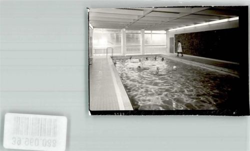 Bad Aibling Schwimbad Krankenhaus Ort handschriftlich Foto Original aus Archiv eines Ansichtskartenverlags