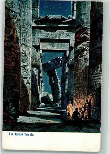 Karnak 1907 Denkmal Tempel