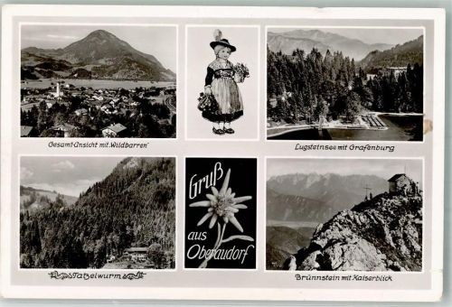 Oberaudorf Lugsteinsee m. Grafenburg Tatzelwurm Brünnstein