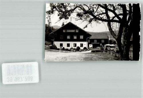 Achslach Gasthaus Pension Eulenhof Ort handschriftlich Foto Original aus Archiv eines Ansichtskartenverlags