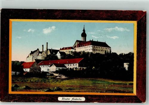 Andechs Benediktinerkloster mit Wallfahrtskirche Verlag Zieher, Ottmar Nr. 741 Hüttenstempel