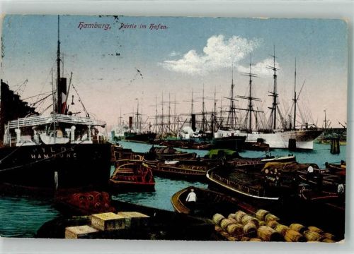 Hamburg 1920 Hafen