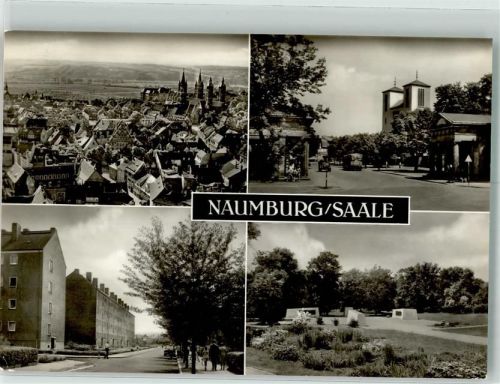 Naumburg 1971 Kirche Am Salztor Denkmal Platz der ODF Georg dimitroff Straße