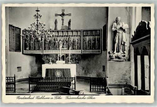 Nieblum Friesen- Kirche Altar