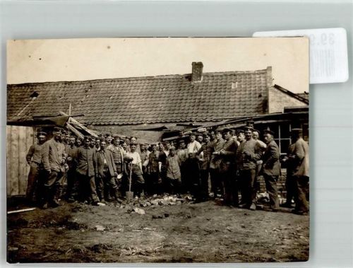 54800 Jarny 1917 FOTO KEINE AK Gruppenfoto Uniform WK I Ort handschriftlich Gorny