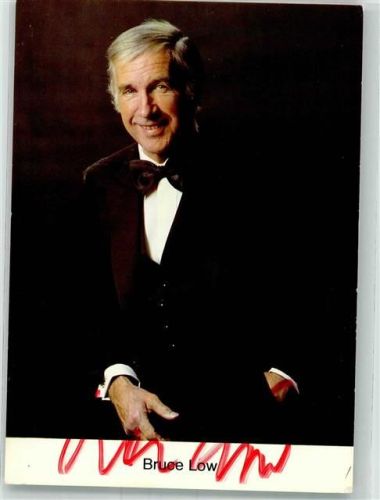 Portrait von Bruce Low mit Autogramm Fotograf Rabanus