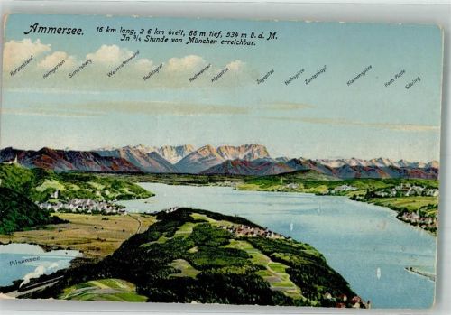 Herrsching Vogelschau Pilsensee