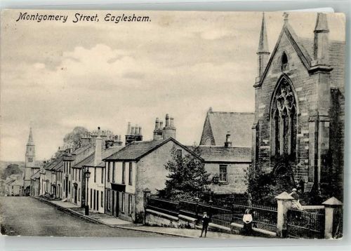 Glasgow 1905 Montgomery Street Eaglesham Ort lt. Stempel