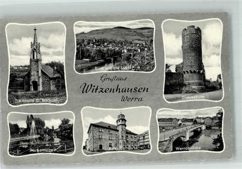 Witzenhausen Kapelle St. Michael Diebesturm Stadtpark Rathaus Werrabrücke Verlag Thoericht 23580