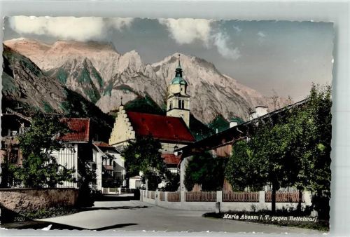 6060 Absam 1960 Foto AK Kirche Maria Absam