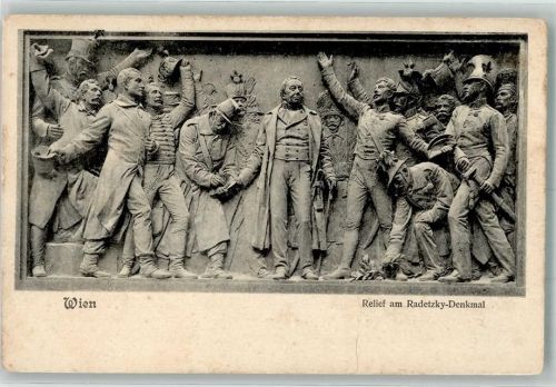 1010 Wien 1. Bezirk, Innere Stadt - Denkmal Relief Radetzky
