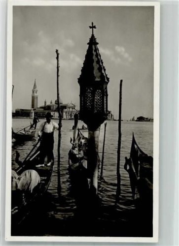 30100 Venezia Foto AK Gondel Traghetto S. Marco Isola S. Giogio