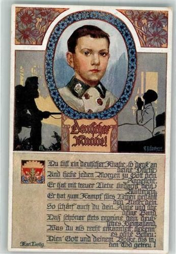 Deutscher Knabe Deutscher Schulverein Karte Nr. 891