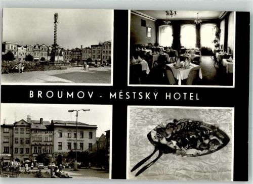 Broumov Hotel Mestsky Denkmal Säule