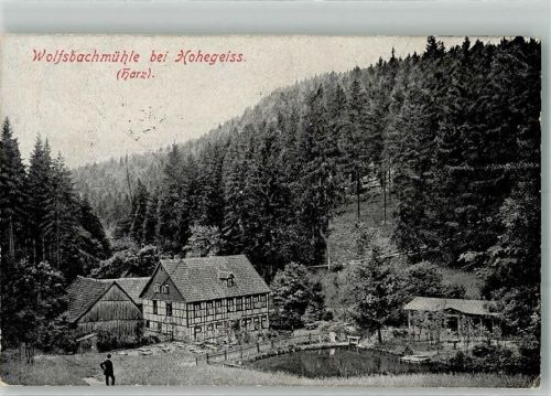 Hohegeiß Hotel und Pension Wolfsbachmühle Verlag Löffler & Co. 7046