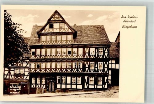 Bad Sooden-Allendorf Bürgerhaus Fachwerkhaus Verlag Dürerhaus Nr. 92147