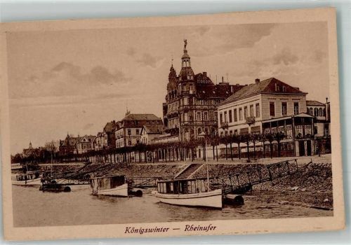Königswinter 1924 Rheinufer
