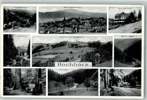 Hohegeiß Benneckenstein Hotel Dicke Tannen Wolfsbachtal und Mühle Verlag Löffler & Co. 17627