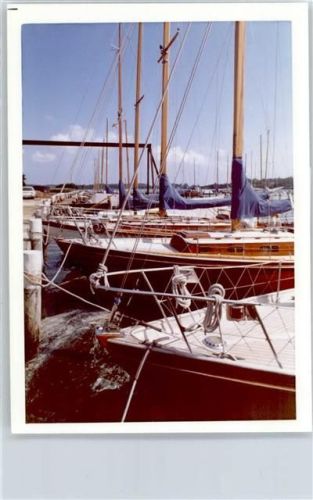 Kappeln Fotoabzug, Hafen, Boot